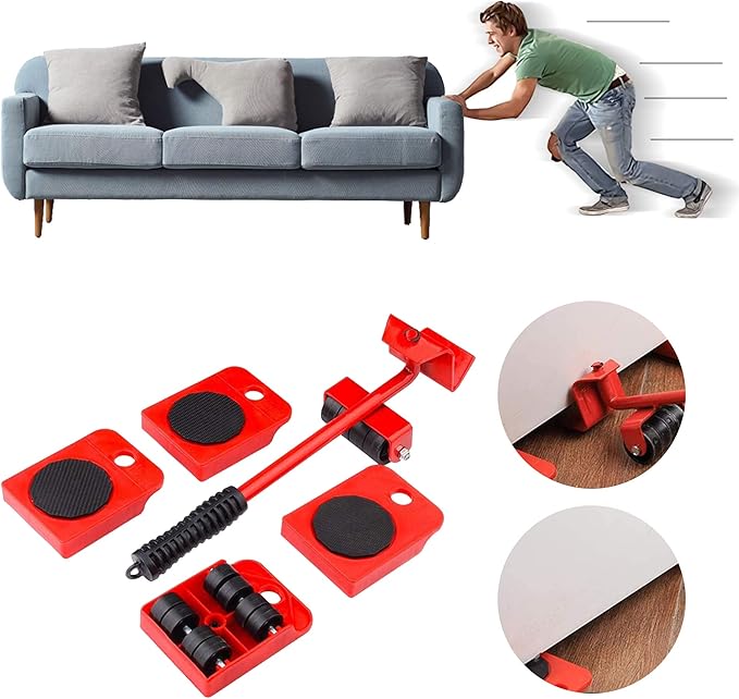 Kit para desplazar y elevar muebles